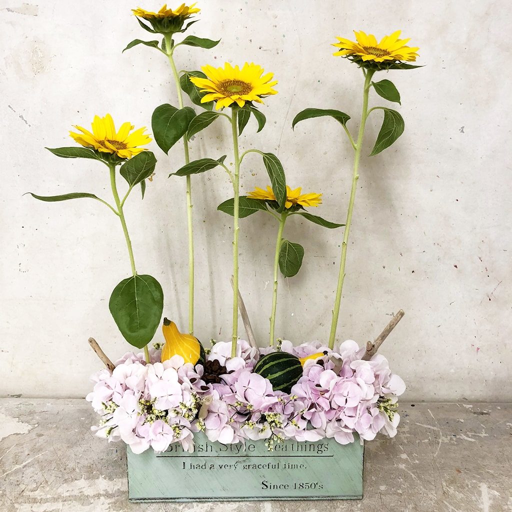 ひまわり　フラワーアレンジメント