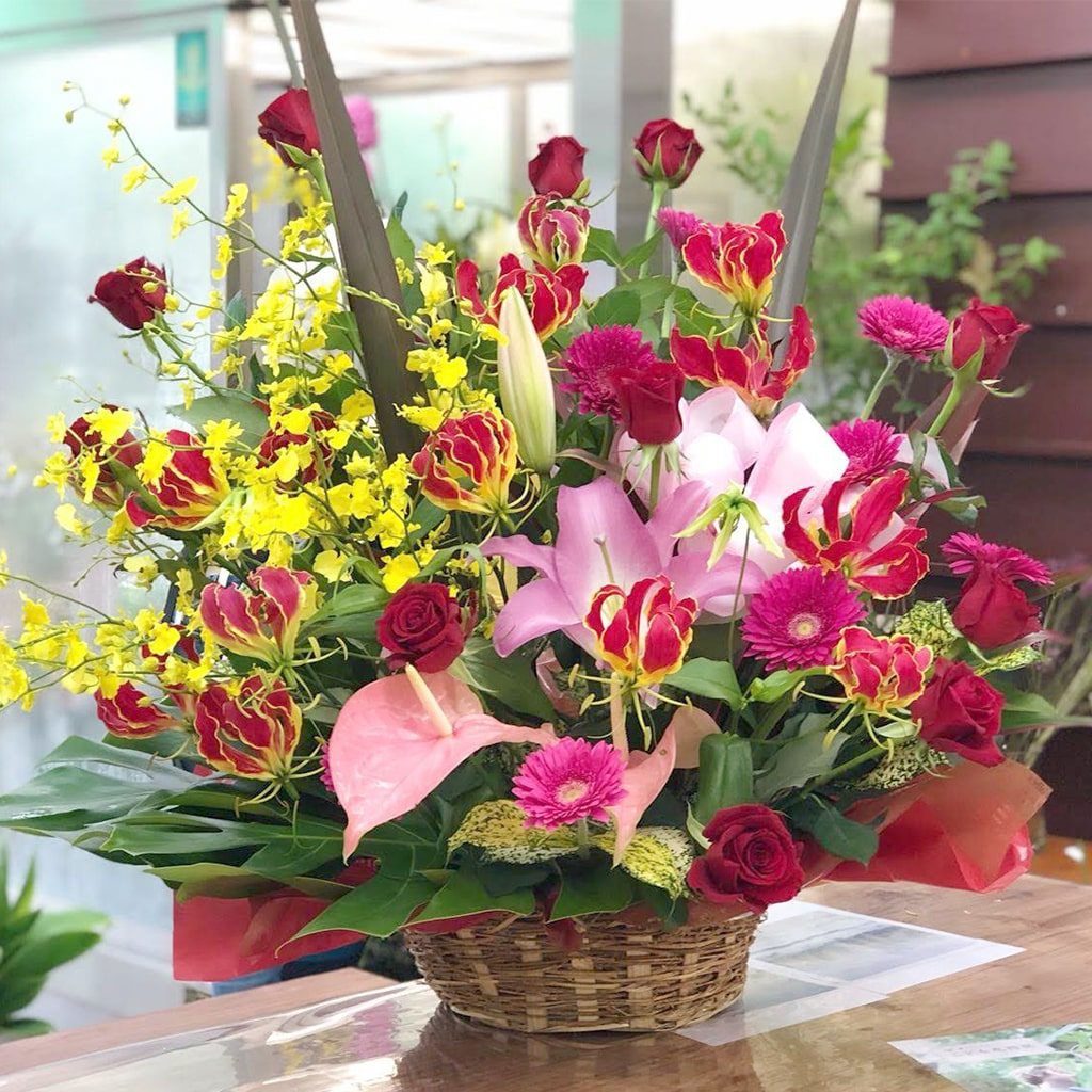 明るいアレンジメント