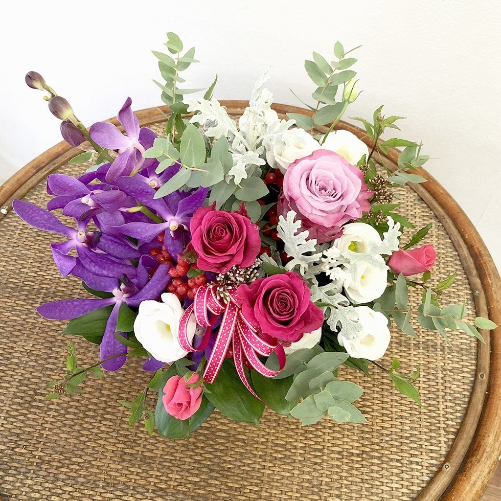 パープル系　アレンジメント