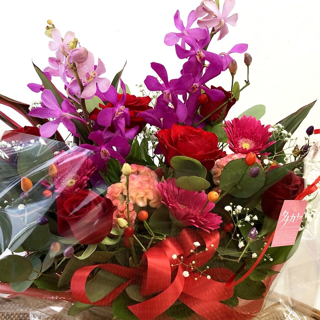 御祝い　フラワーアレンジメント