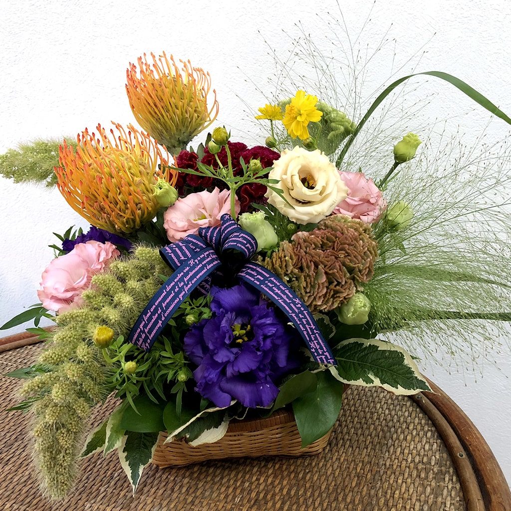 秋　フラワーアレンジメント