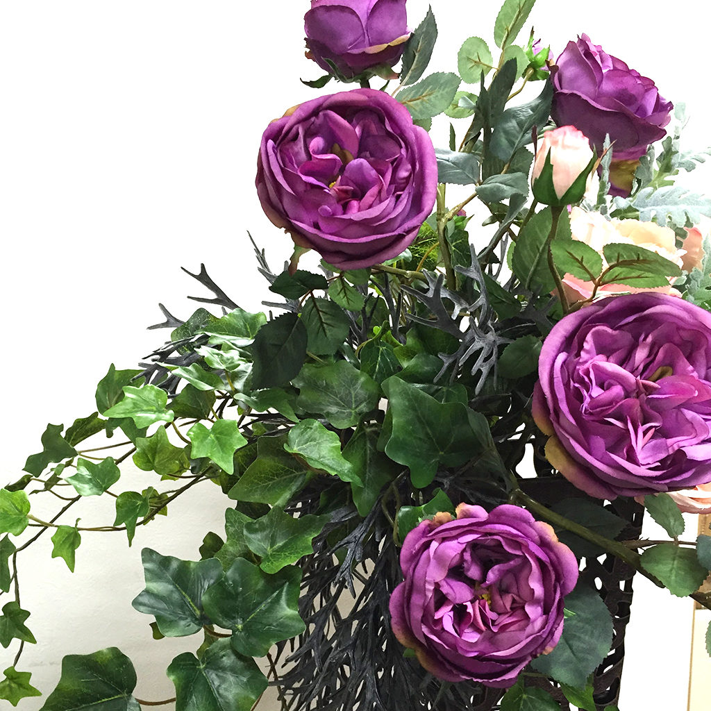 造花　アレンジメント　バラ