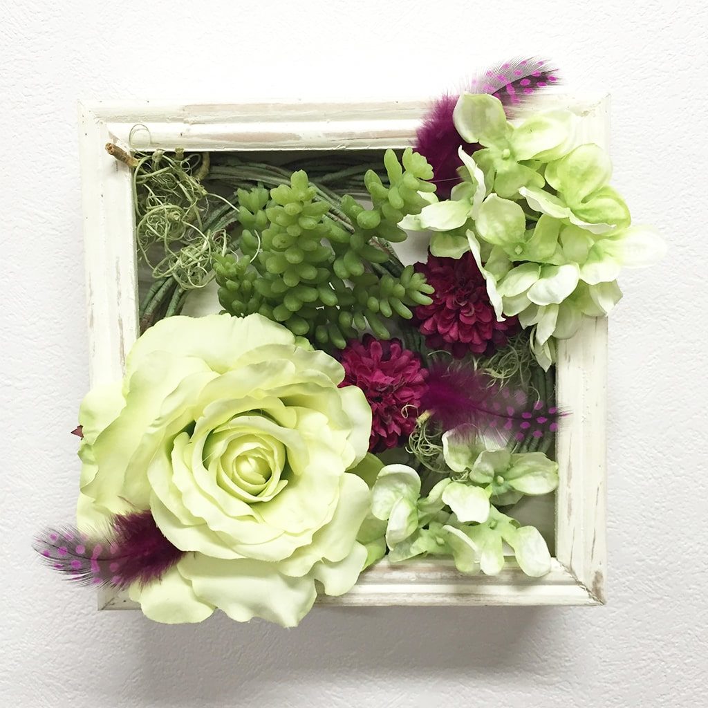 造花　壁掛け　フェイクグリーン