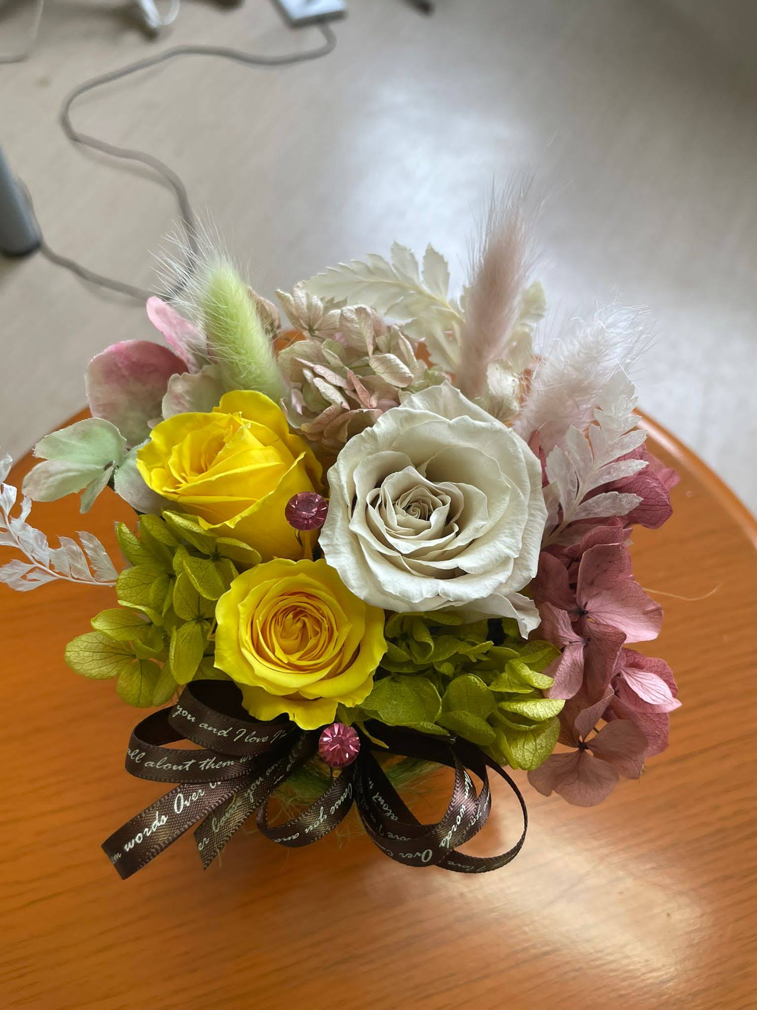 プリザーブドフラワー　アレンジメント 平戸市 タナカヤ花店
