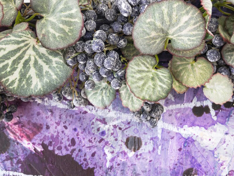 壁掛け　造花　アート　フェイクグリーン