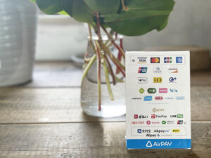 クレジットカート決済　QR決済　エアペイ　平戸市の花屋タナカヤ花店