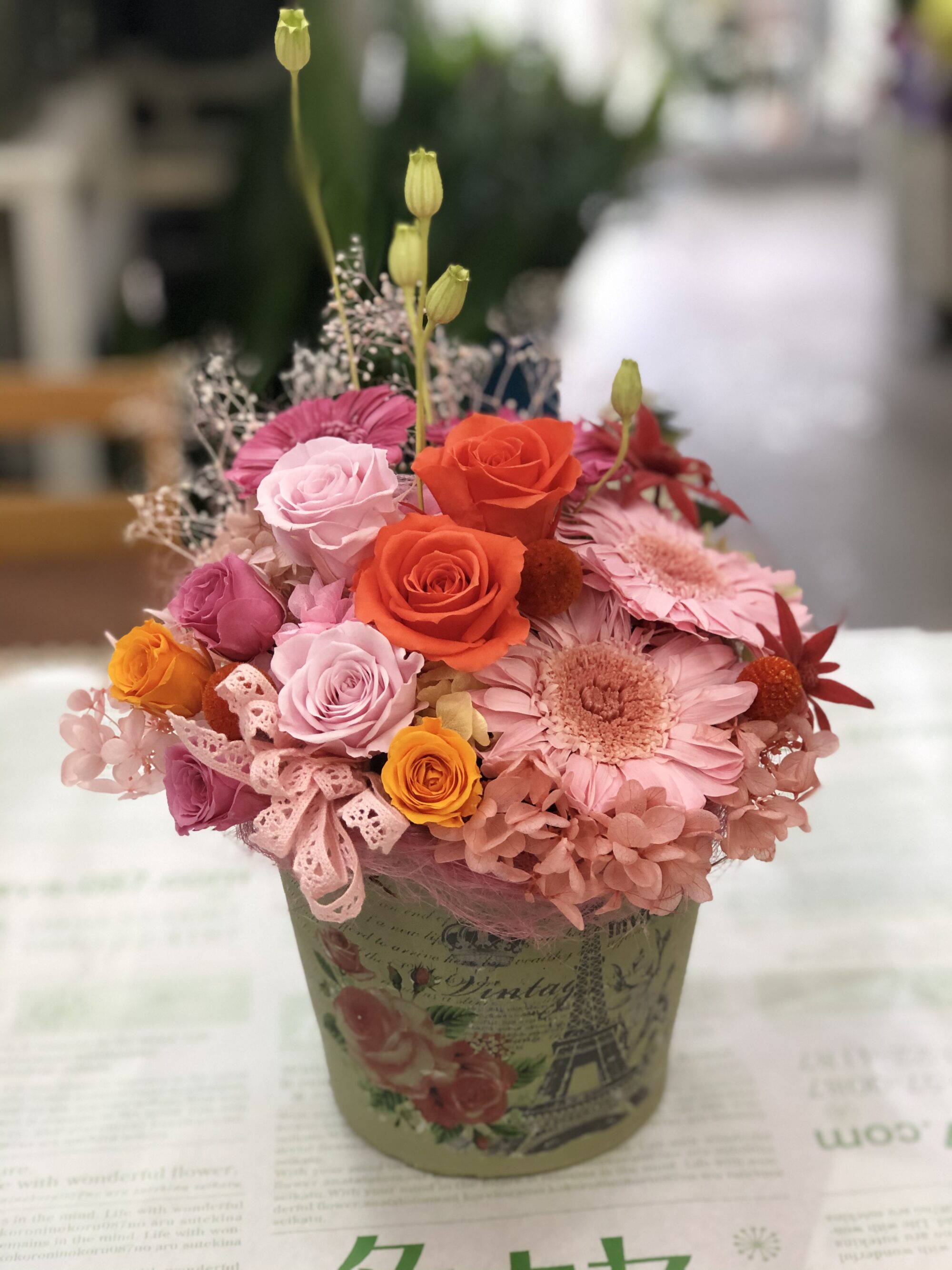 プリザーブドフラワー 平戸市 タナカヤ花店
