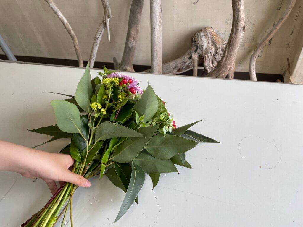 花束　もらったら