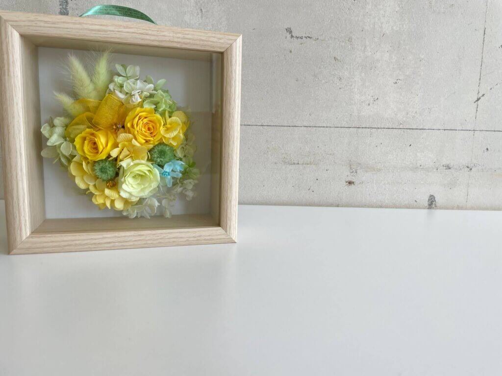プリザーブドフラワー　壁掛け
