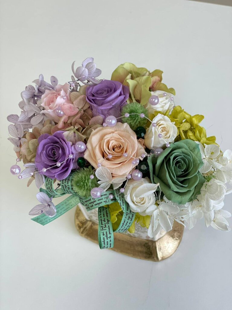 プリザーブドフラワー　アレンジメント