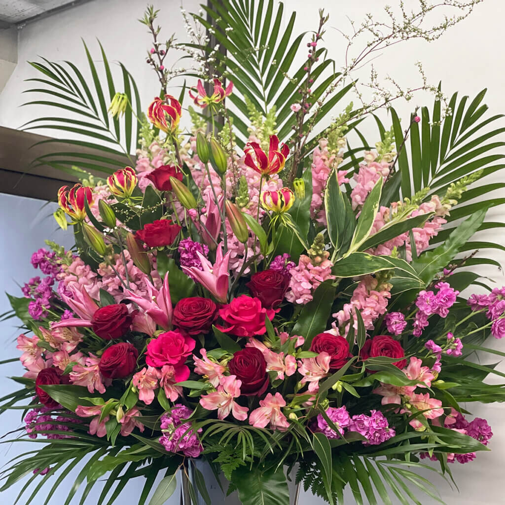 お祝い　スタンド花