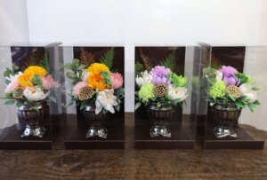 お供え用ソープフラワー【お悔やみ・仏事】2500円（1対5000円）のお知らせ