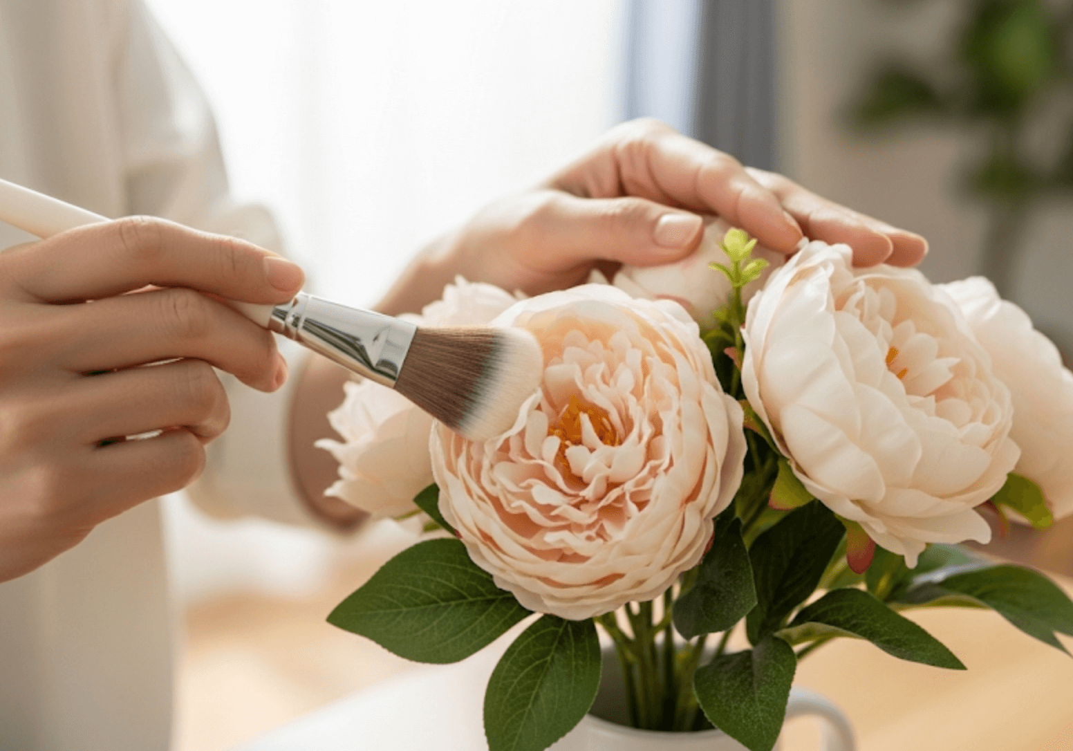 造花のほこり掃除と防止法を解説!簡単お手入れで美しさ長持ち