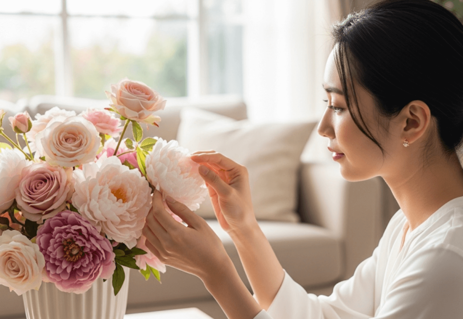 アーティフィシャルフラワーとは？魅力や飾り方を解説