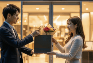 スマートな花束の渡し方完全ガイド！基本マナーから感動演出まで